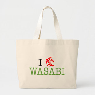 I Love Wasabi Grote Tote Bag