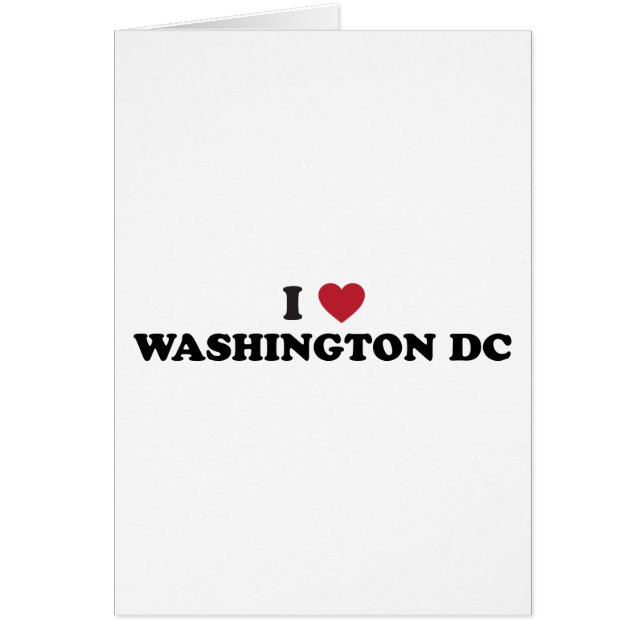 I Love Washington DC (Voorkant)