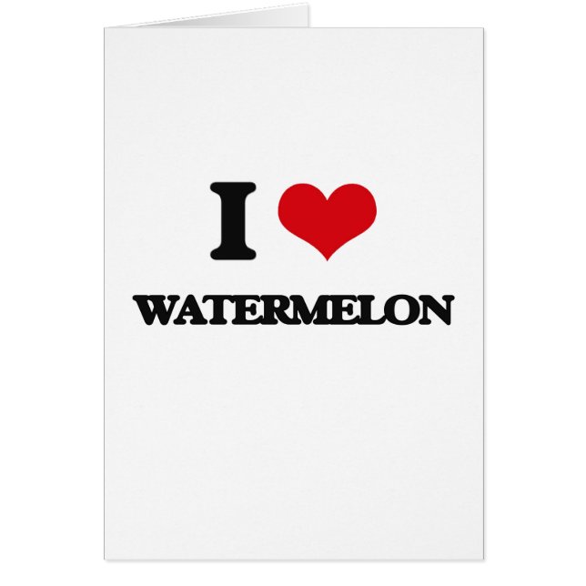 I Love Watermelon (Voorkant)
