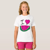 I Love Watermelon T-shirt (Voorkant volledig)