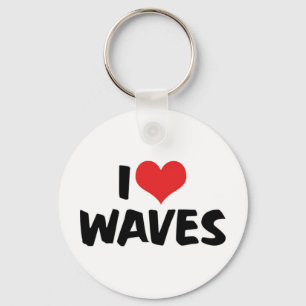 I Love Waves Sleutelhanger