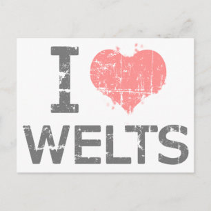 I Love Welts Briefkaart