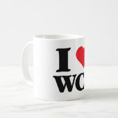 I Love West Coast Swing Koffiemok (Voorkant links)