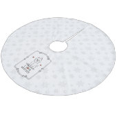 I Love Westies - West Highland White Terriers Fleece Kerstboom Rok (Gekanteld)