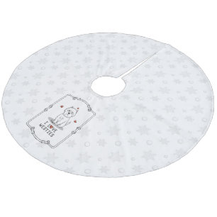 I Love Westies - West Highland White Terriers Fleece Kerstboom Rok