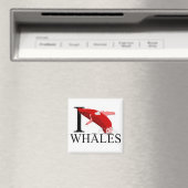 I Love Whales Magnets (In Situ (Lave-vaisselle))