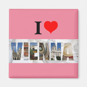 I Love Wien Austria Magneet