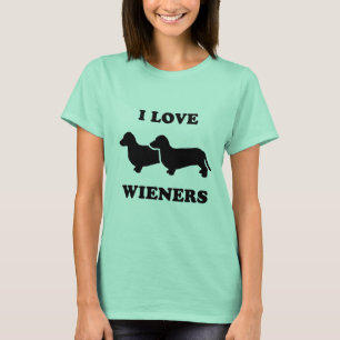 I Love wieners 2 T-shirt