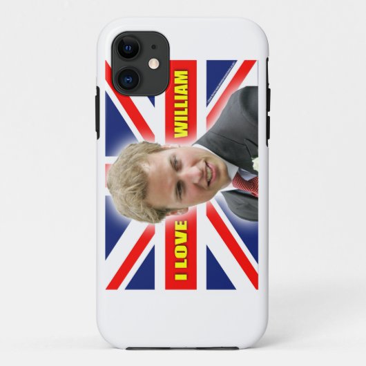 I Love William Case-Mate iPhone Case (Achterkant)