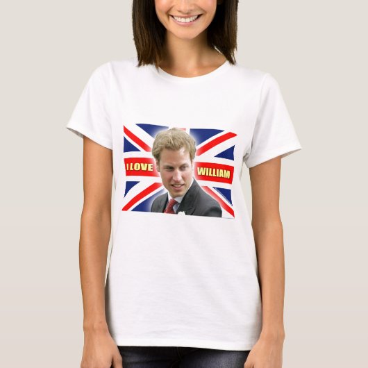 I Love William T-shirt (Voorkant)