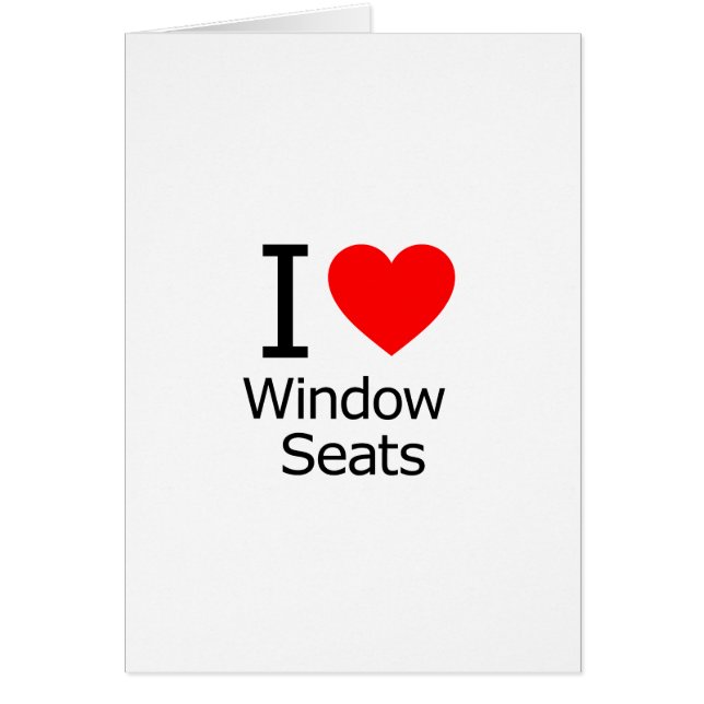 I Love Window Seats (Voorkant)