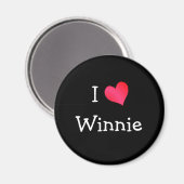 I Love Winnie Magneet (Voorkant / Achterkant)