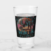 I Love Winter Glas (Achterkant)