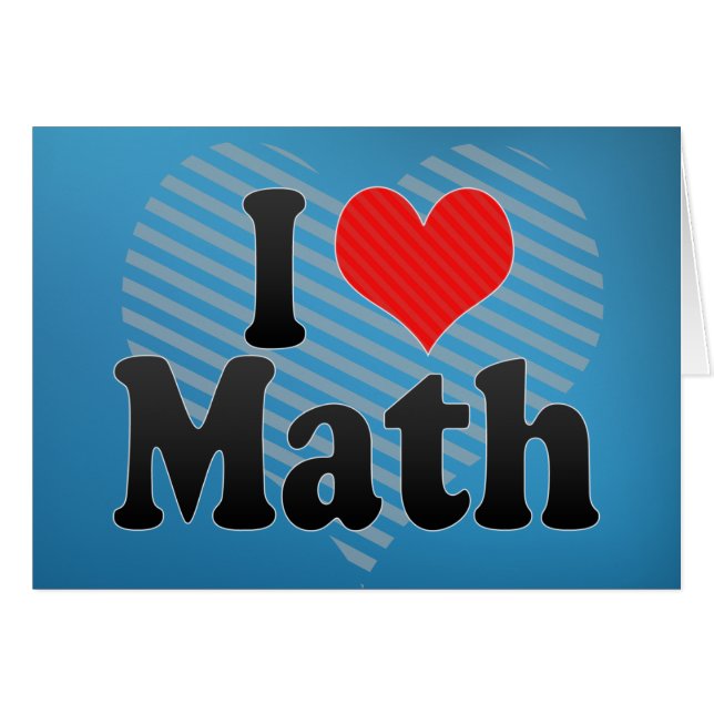 I Love Wiskunde (Voorkant Horizontaal)