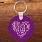 I Love Wiskunde Sleutelhanger (Voorkant)