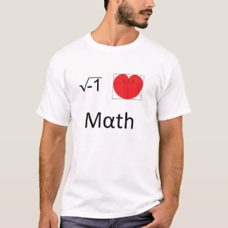 I Love Wiskunde T-shirt