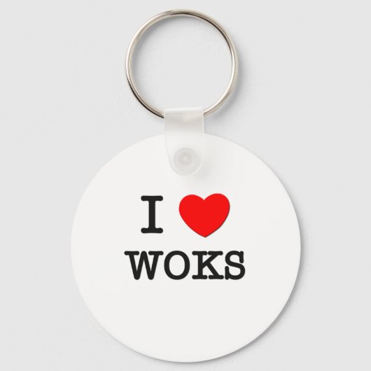 I Love Woks Sleutelhanger (Voorkant)