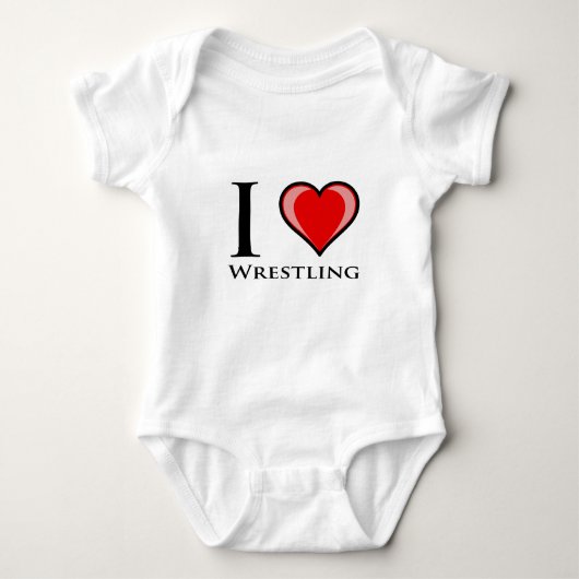 I Love Wrestling Romper (Voorkant)