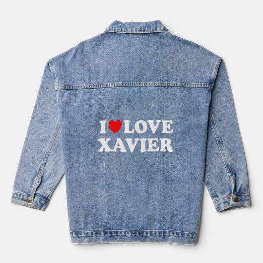 I Love Xavier I Heart Xavier (Verso)