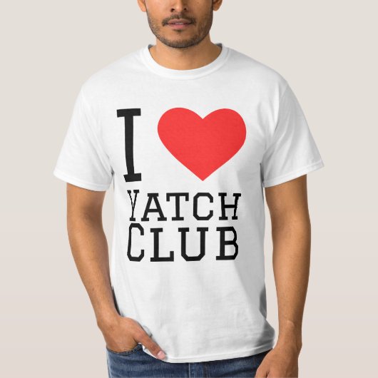 I love yatch club t-shirt (Voorkant)