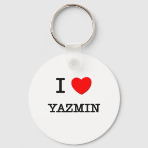 I Love Yazmin Sleutelhanger