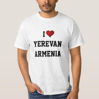 I LOVE YEREVAN, ARMENIA T-SHIRT