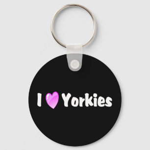 I Love Yorkies Sleutelhanger