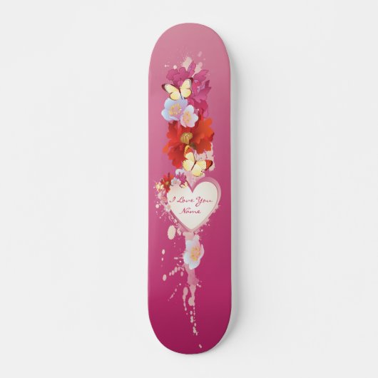 I Love You 5 Skateboard (Devant)