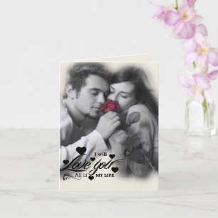 I Love You All My Life beroemd gemaakt door Paar w Kaart