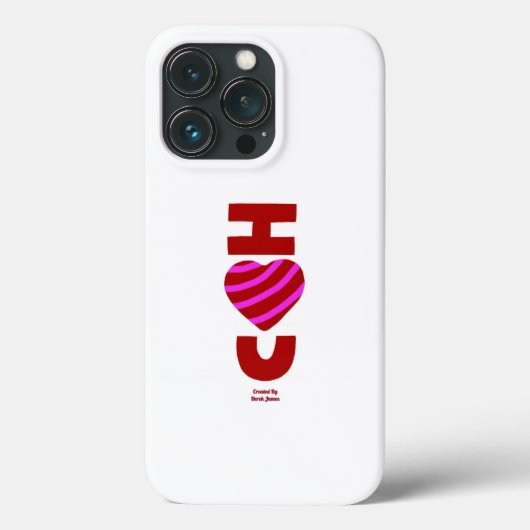 I Love You Apple iPhone 13 Pro Coque (Verso)