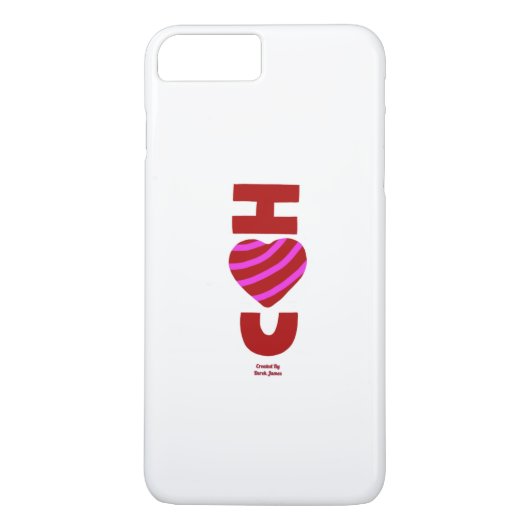 I Love You Apple iPhone 8/7 Plus Coque (Dos)