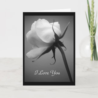 I Love You beroemd gemaakt door White Rose Kaart