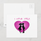 I Love You Briefkaart (Voorkant / Achterkant)