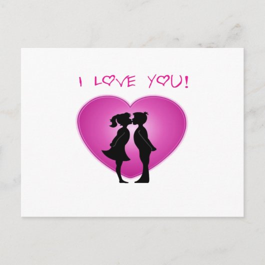 I Love You Briefkaart (Voorkant)