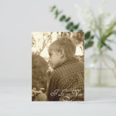 I Love You Briefkaart (Staand voorkant)