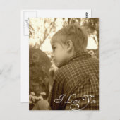 I Love You Briefkaart (Voorkant / Achterkant)