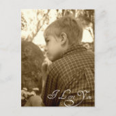 I Love You Briefkaart (Voorkant)