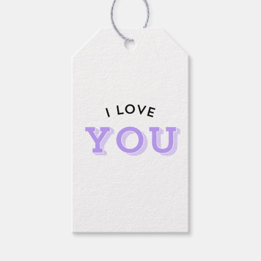 I Love You Cadeaulabel (Voorkant)