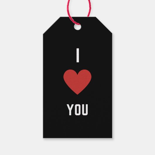 I Love You Cadeaulabel (Voorkant)