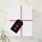 I Love You Cadeaulabel (Met Touw)