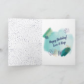 "I Love You, Capricorn" Carte Abstraite Zodiac (Intérieur)