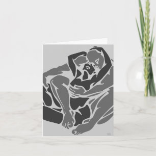 I Love You Card Personated Romantic Hug Cards Kaart