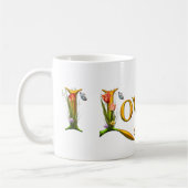I Love You Coffee Mug - Une expression parfaite de (Gauche)