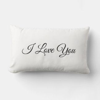 I Love You Coussin décoratif