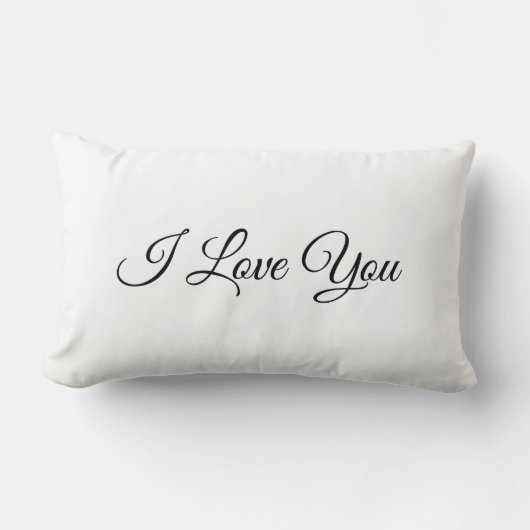 I Love You Coussin décoratif (Recto)