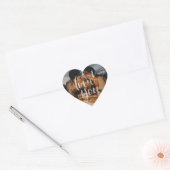 I Love You Custom Photo 20PCS Heart Stickers Pack (Enveloppe)