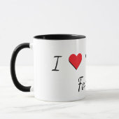 "I Love You Dad, Forever" Mug (Gauche)