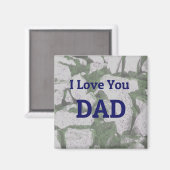 I Love You DAD magnet (Recto/Verso)
