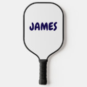 I Love You Dad Modern and Elegant Pickleball Paddle (Achterkant)