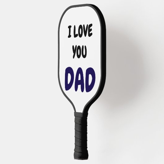 I Love You Dad Modern and Elegant Pickleball Paddle (Links)